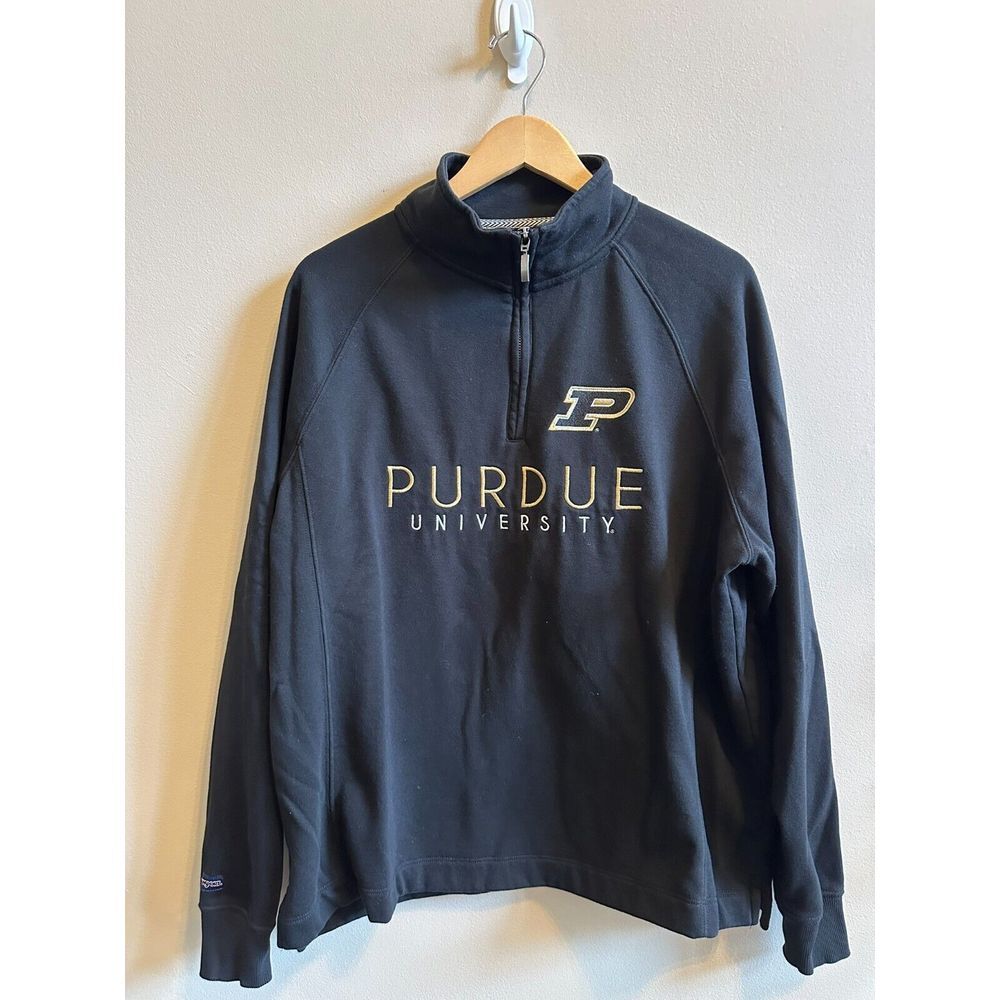 Purdue Jansport Quarter Zip Relaxed Fit 2XL - fits like a Large, runs small! - Picture 5 of 9